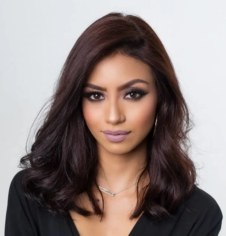 hair color for olive skin with dark brown eyes