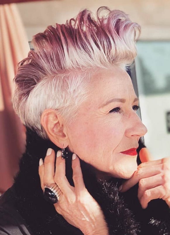 20 Of The Best Hair Colors For Women Over 60 Hairstylecamp 