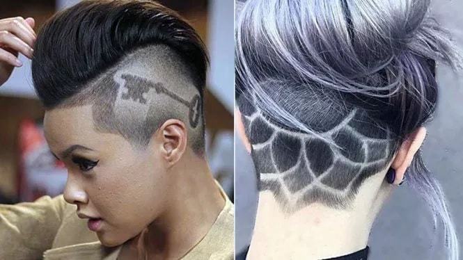 haircut designs in head for women