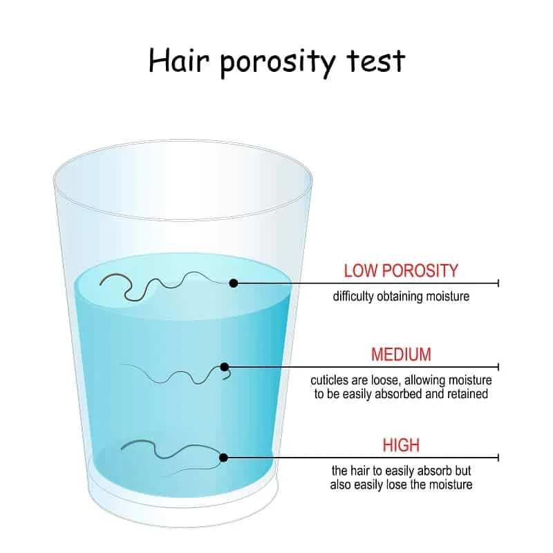 hair porosity test for natural 4C hair