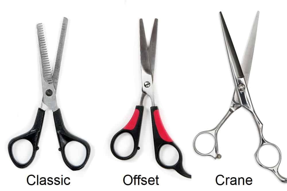 hair scissors handle type