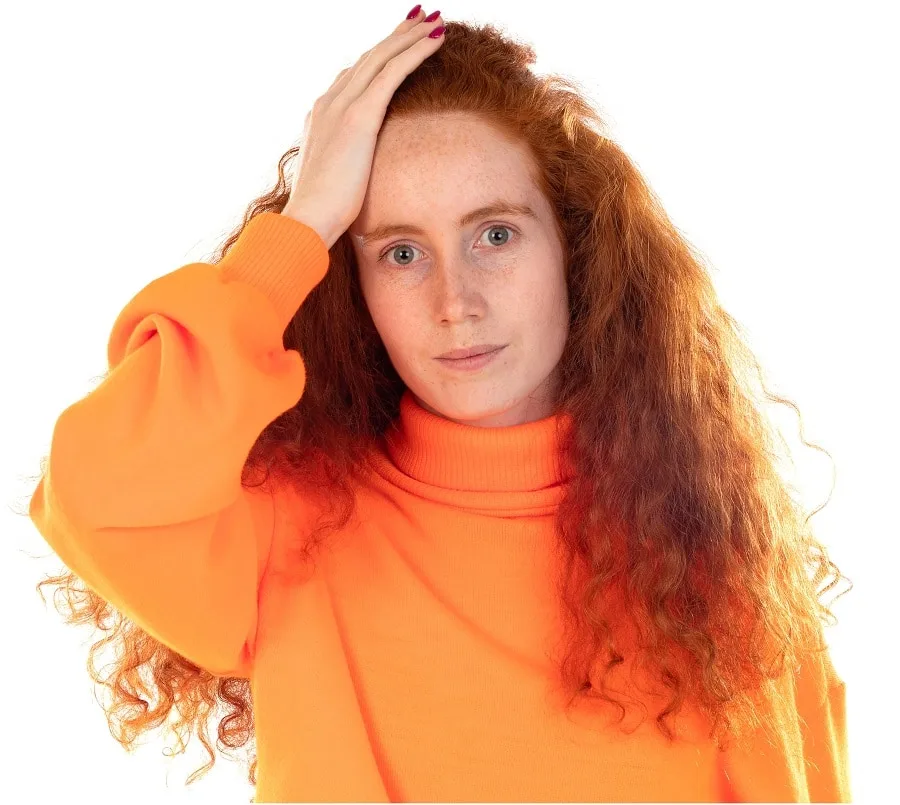 hair turned orange after dying it brown