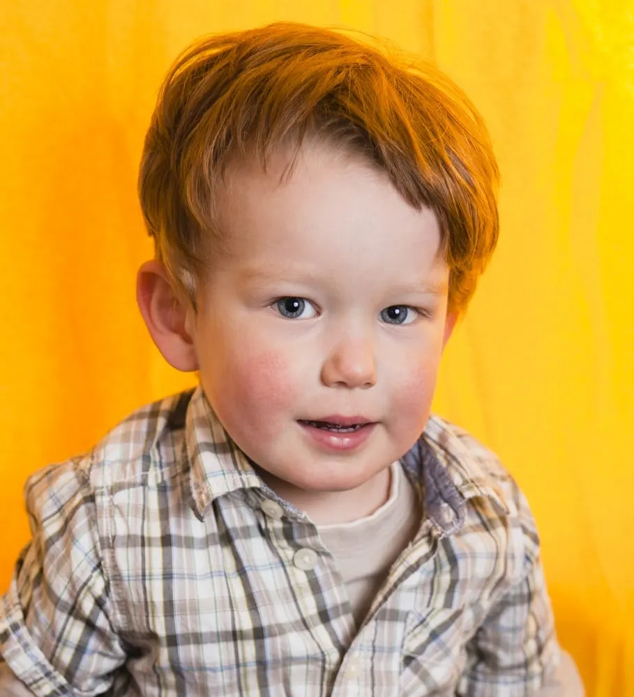 haircut for 2 year old boys with thick hair