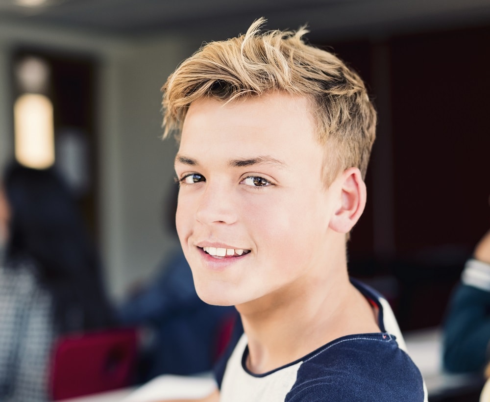 1. Short Blonde Haircuts for Boys - wide 1