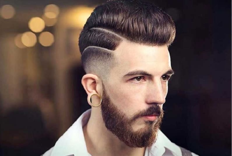 11 Creative Men S Haircuts With A Line On Side