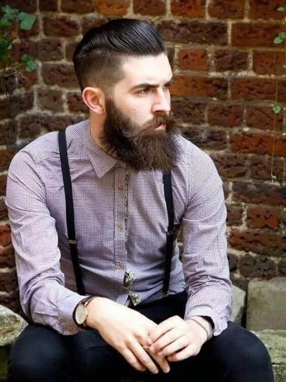 men's slickback hairstyles for thick hair and oval face