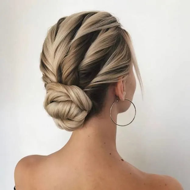 twisted bun styles for women with long hair