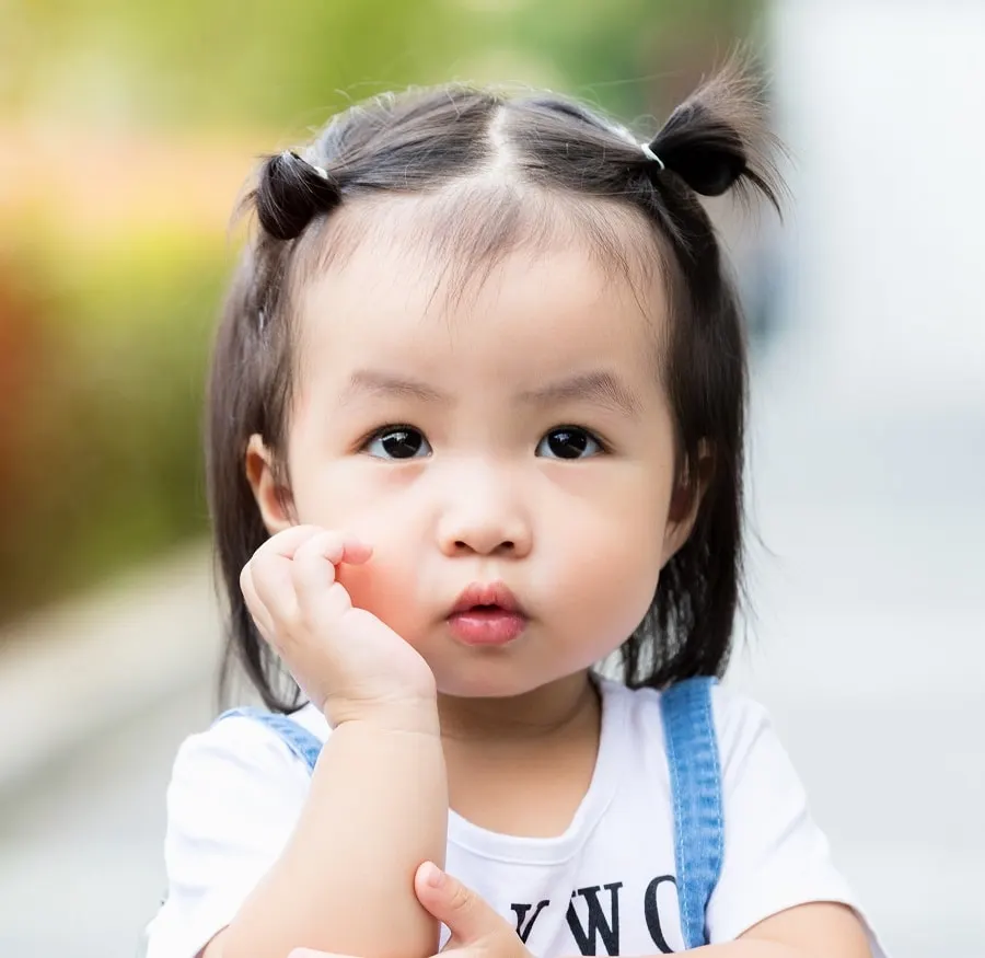 hairstyle for 2 years old asian girls