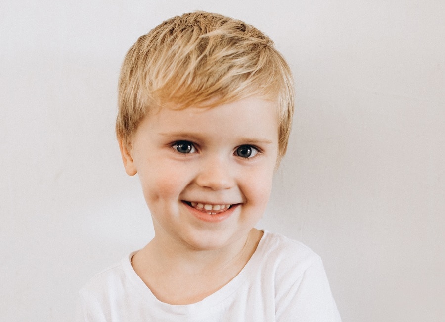 hairstyle for 3 year old boy
