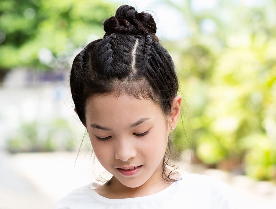 hairstyle for 6th grader Asian girl