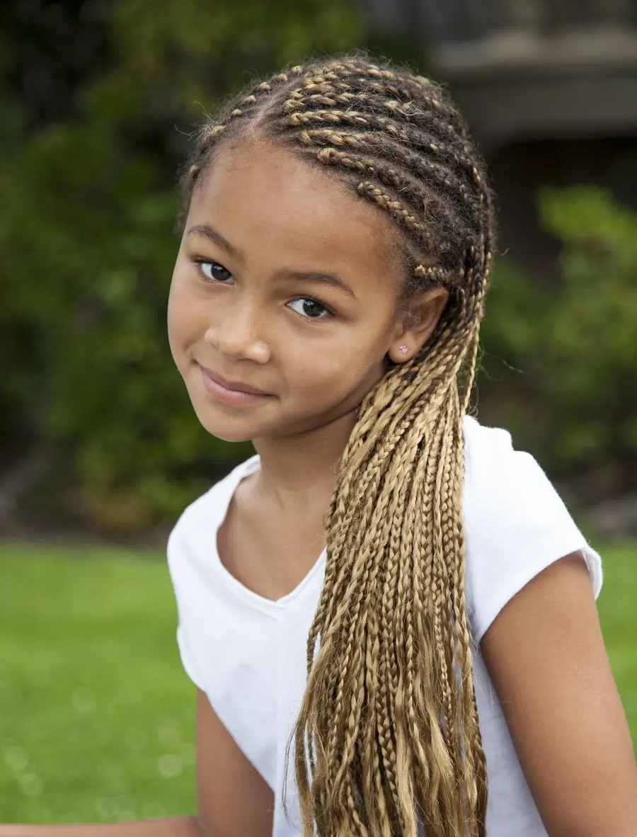 hairstyle for 7 years old black girls