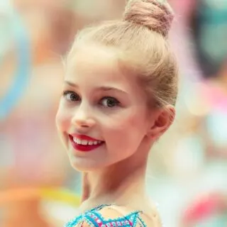 hairstyle for gymnastics