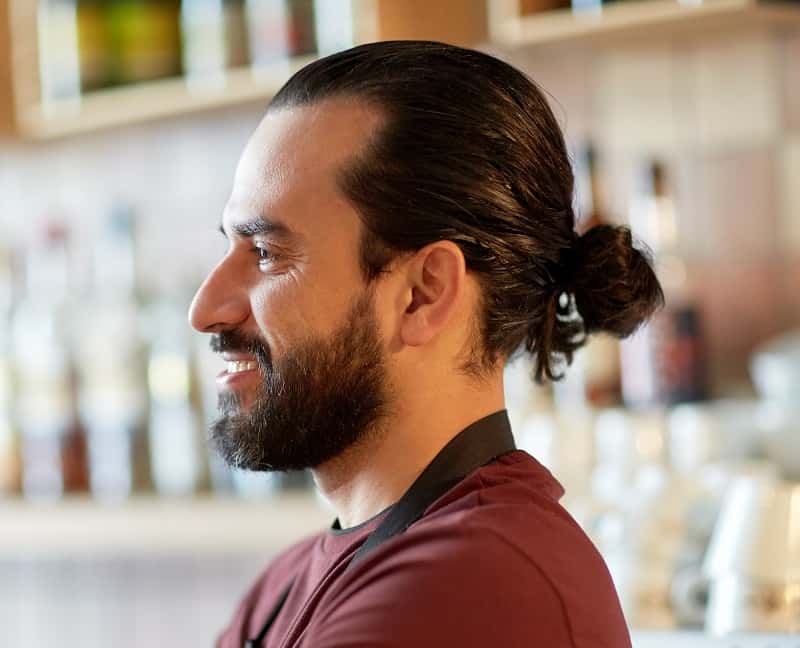 hairstyle for man with long face and big nose