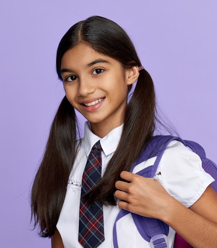 hairstyle for middle school indian girls