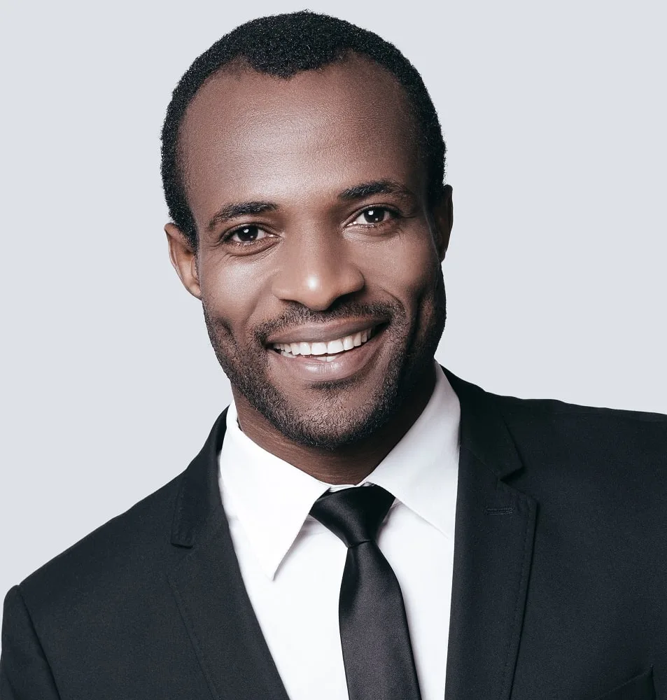 hairstyle for professional black men with receding hairline