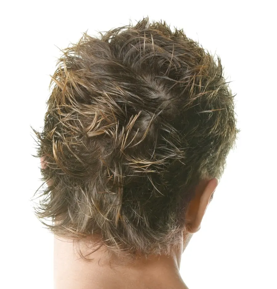 hairstyle with frosted tips