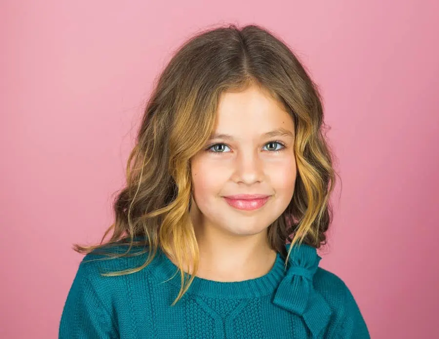hair highlights for 9 and 10 year old girls