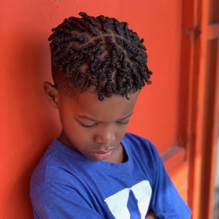 twists hair for 9 year old boy 