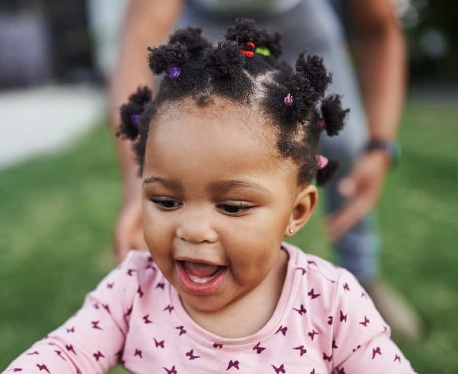 hairstyle for black baby girls