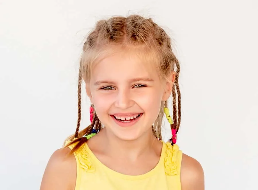 braided hair for baby girls