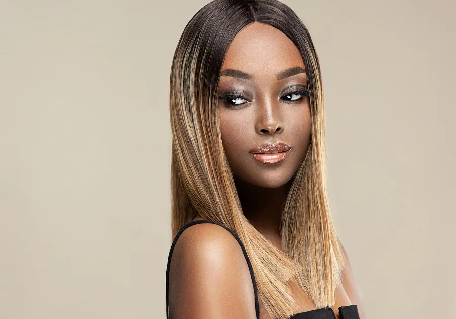 ombre hair for black women