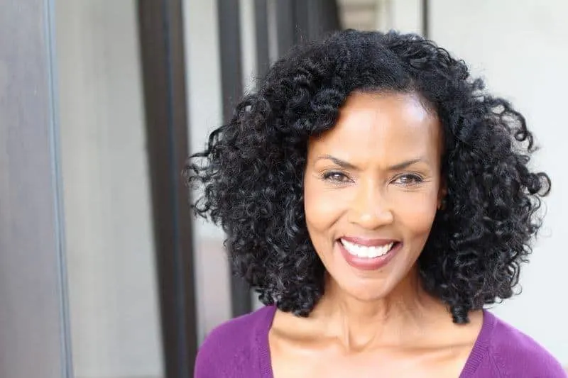 curly hairstyle for black women over 50