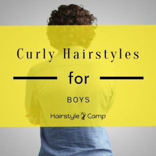 hairstyles for boys with curly hair