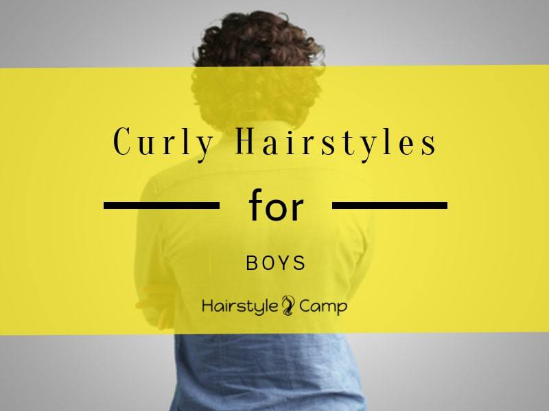 hairstyles for boys with curly hair