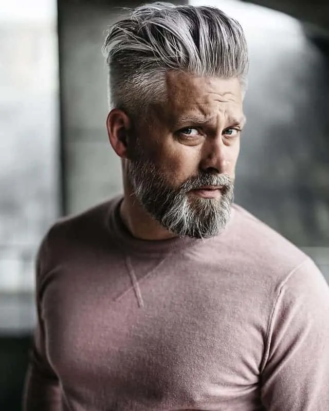 Grey Hair Men 2023 50 Best Grey Hairstyles  Haircuts For Men