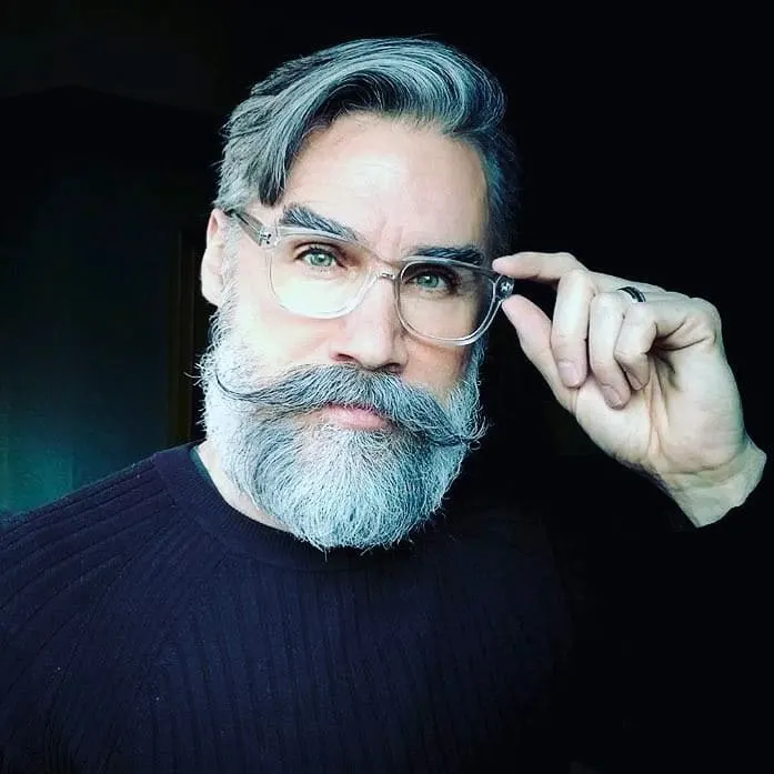 grey hair for men over 50 