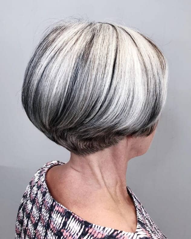 Short Bob Haircuts For Gray Hair 65 Gorgeous Gray Hair Styles Hair Styles Short Hair Styles 