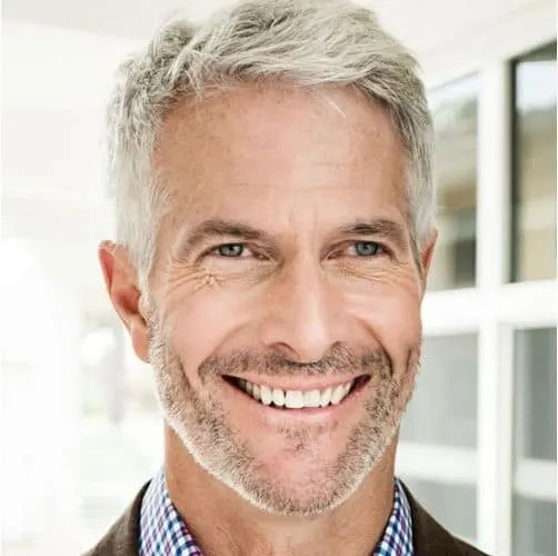 short messy hair for men over 50