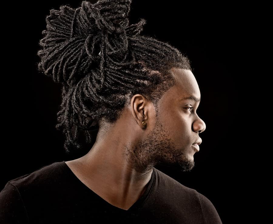 dreadlocks for men with round face