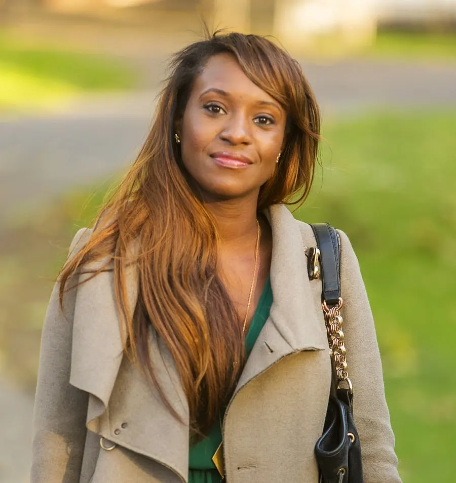 hairstyle for black women with big noses