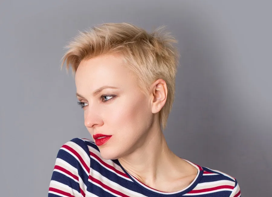 pixie for women with receding hairlines