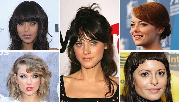 The best celebrity fringes  fringe hairstyle inspiration 2021