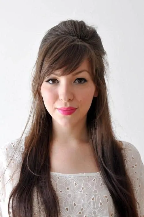 Side-Swept Bangs with Long Hair