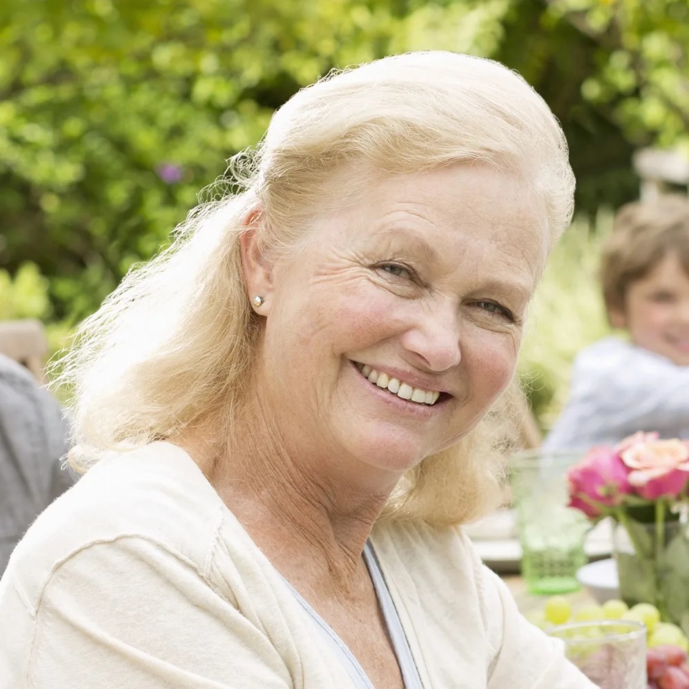 half up hairstyle for over 60 round face