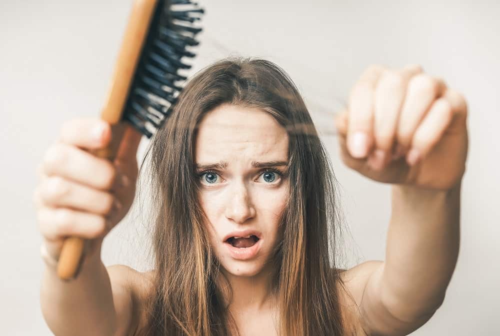 healthy hair vs. damaged hair - stretch test