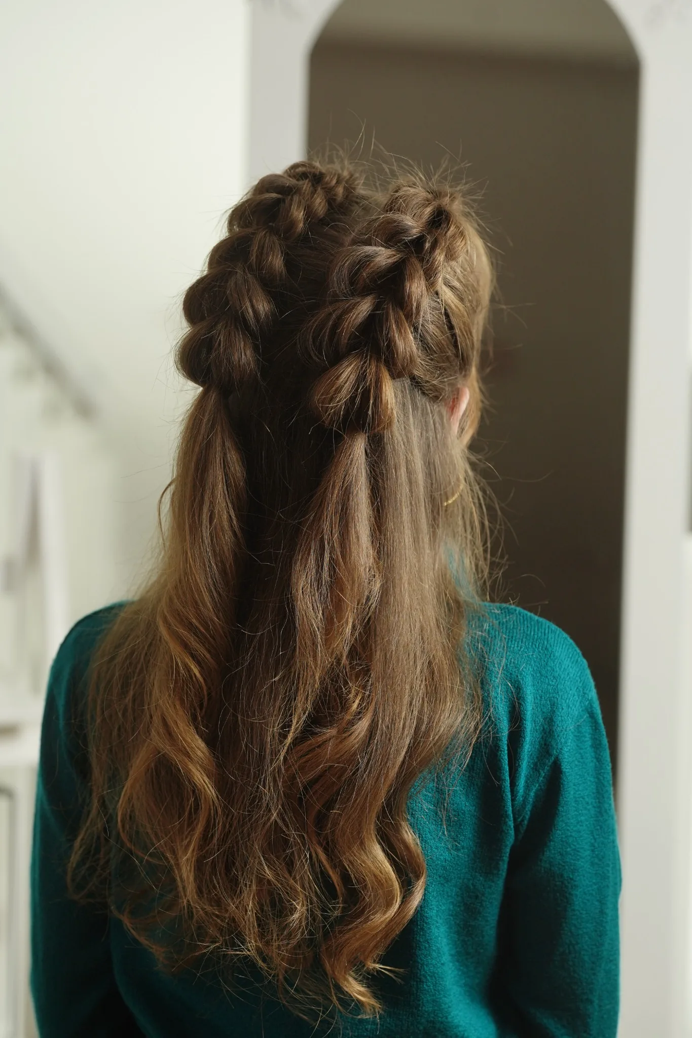 Pull-Through Braid back view