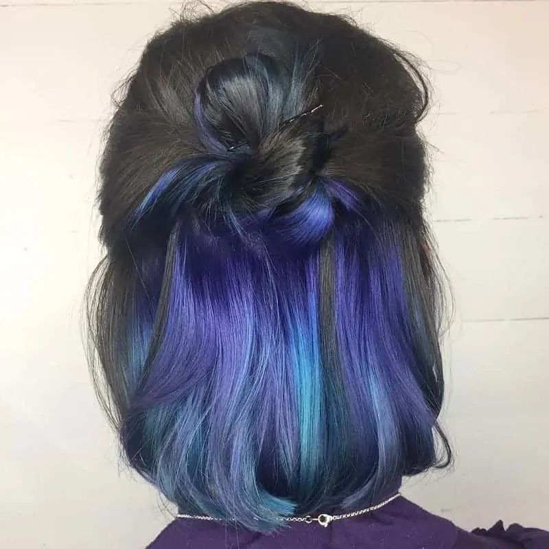 30 Spellbinding Hidden Hair Color Ideas for Women [2023]