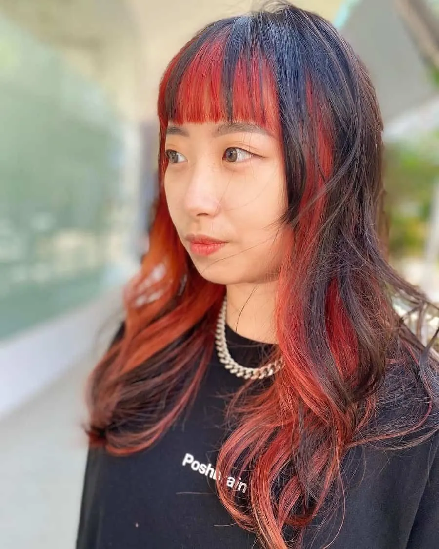 hidden red hair color