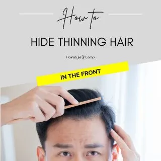 how ti hide men's thinning hair in the front