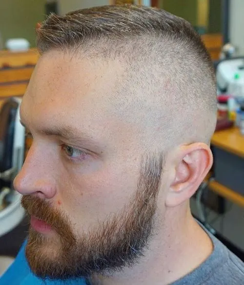 high and tight army hairstyle for men 
