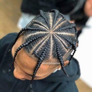 High Top Braids - 21 Quirky Styles for Men to Try in 2024