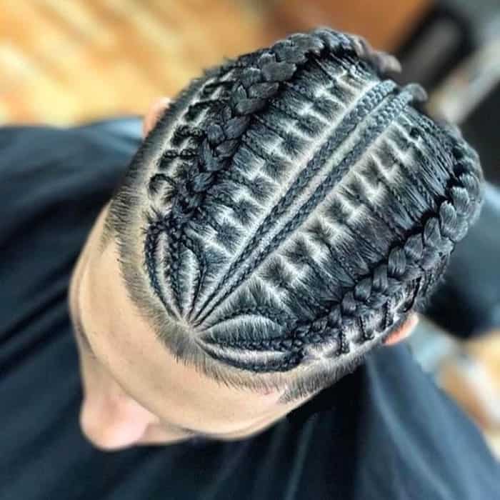 High Top Braids - 21 Quirky Styles for Men to Try in 2024