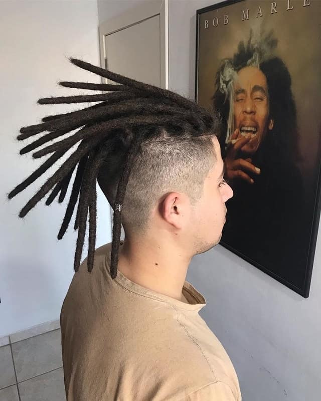 long high top dreads styles