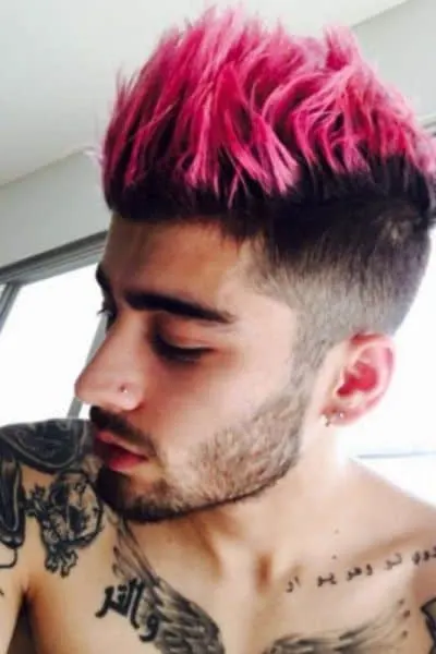 Hot Pink Highlights for Men