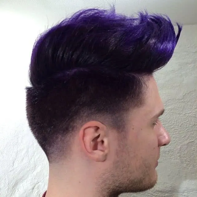 purple highlights for men