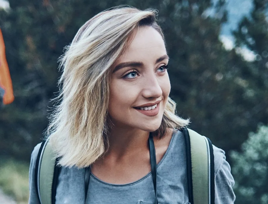 hiking hairstyle for blonde hair